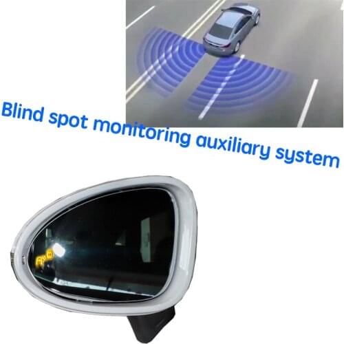 Car BSD BSM BSA Blind Area Spot Warning Drive Mirror Rear Radar Detection System For Porsche Macan 95B 2014~2020