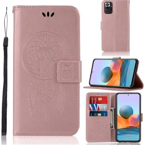 Phone Bag Case For Xiaomi Redmi Note 10 Pro Cover Owl Flip Leather Wallet Case For Redmi Note 10 Pro Case For Redmi Note 10 Pro