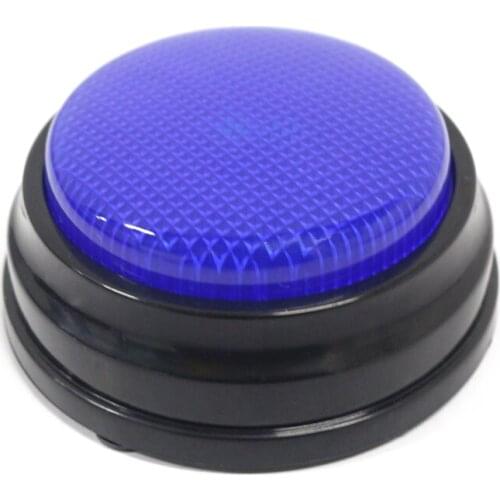 Interactive kids learning talking Buttons with Led human voice recording answer buzzer for children, fancy christmas gifts M16