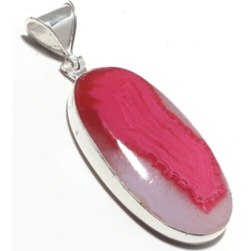 Solar Agates Pendant Silver Overlay over Copper , 65 mm, P6817