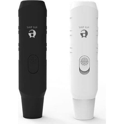 Dogs Cats Nail Grinder, Low Noise Electric Pet Nail Grinder Trimmer, White/Black