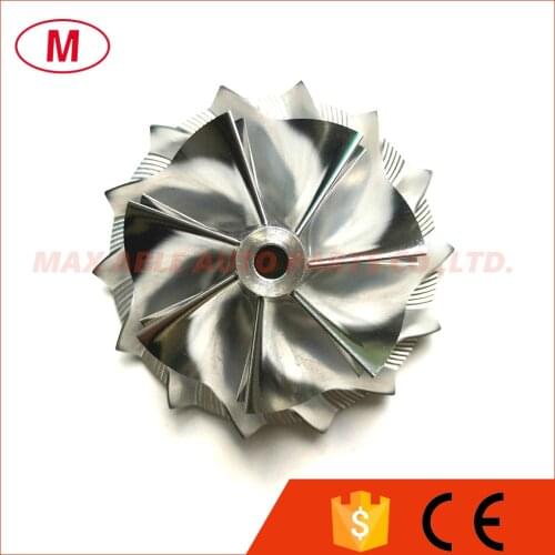 K04 5306-123-2007 43.03/56.08mm 7+7 blades High Performance Turbo Billet compressor wheel/Aluminum 2618/Turbo Milling wheel