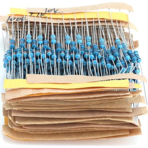 Resistors Assortment Kit Metal Film Resistor for DIY Project Experiments