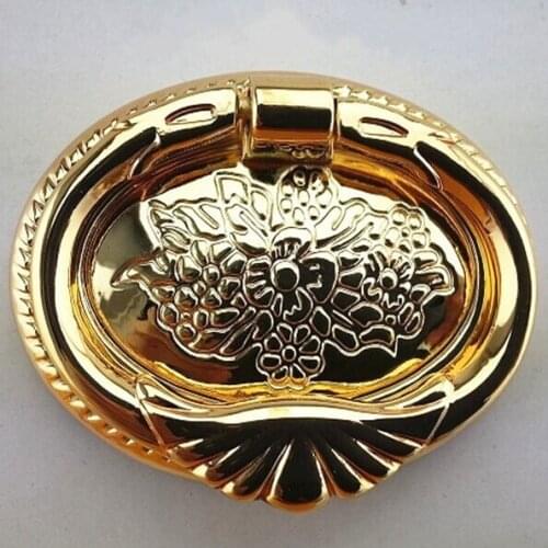 Fashion deluxe gold shaky knob drawer cabinet pull knob gold dresser cupboard door handles knobs gold furniture decorate handles