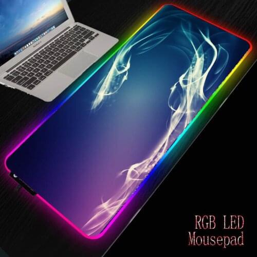 MRGBEST Waves Abstract Large Gaming Mouse Pad Lockedge Mouse Mat Keyboard Mat Table Desk Mat for Notebook Laptop Mousepad