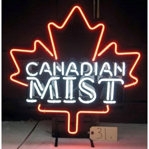 Neon Sign For Canadia Mist whisky beer bar display Floor Lamp resterant light Hotel shop diner canada bar Impact Attract light