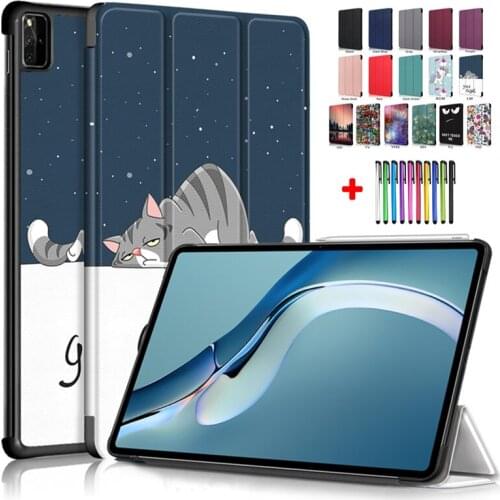 Tablet For Huawei Matepad Pro 12.6 Case Lovely Cat Shell For Huawei Matepad Pro 12.6 2021 WGR-W09 WGR-W19 WGR-AN19 Cover Etui