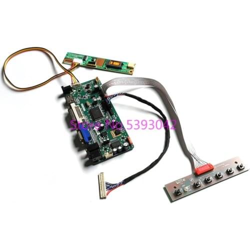 For LTN160AT01-C01/F02/T01/T02/W01 30Pin LVDS 16" VGA+DVI 1CCFL 1366*768 Inverter M.NT68676 LCD display controller card kit