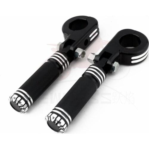 Motorcycle 1.25" 32mm 38mm 1.5" Highway Bar Foot Pegs Footrest Clamp Mount For Harley Sportster Iron Touring Custom