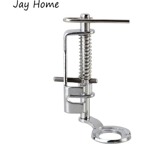 1PC Large Metal Free Motion Quilting Darning Sewing Machine Presser Foot Fits All Low Shank Sewing Machine DIY Sewing Tools