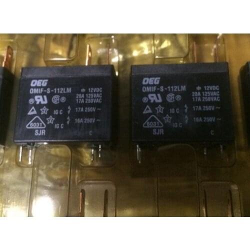OMIF-S-112LM TE Tyco Relay 20A 12VDC 1 from A DIP4 new and original