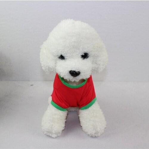 Christmas Pet Dog Clothing Cute Cartoon Clothes for Small Dog Warm Winter Clothes New Year Xmas Puppy Dog Costume Dress XS/S/M/L