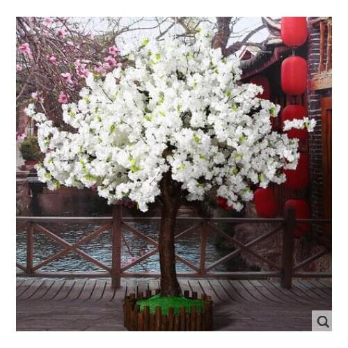 Simulation cherry tree large plant simulation cherry tree simulation peach tree wishing tree