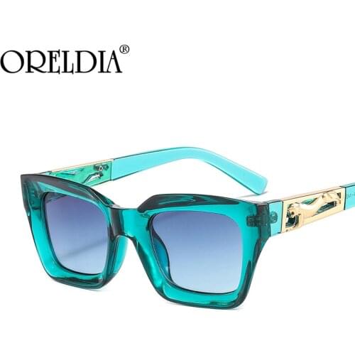 Fashion Cat Eye Sunglasses 2021 Women Men Brand Designer Retro Square Blue Brown Eyewear Female Nails Sun Glasses Shades UV400