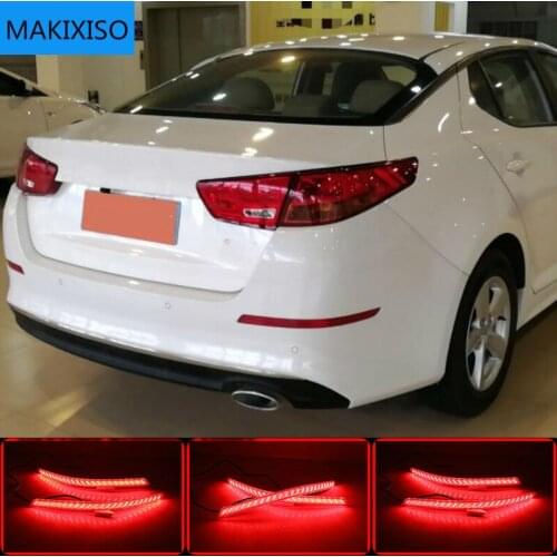 LED Lens Rear Bumper Reflector Brake Fog Light Lamp For KIA Optima K5 2014 2015