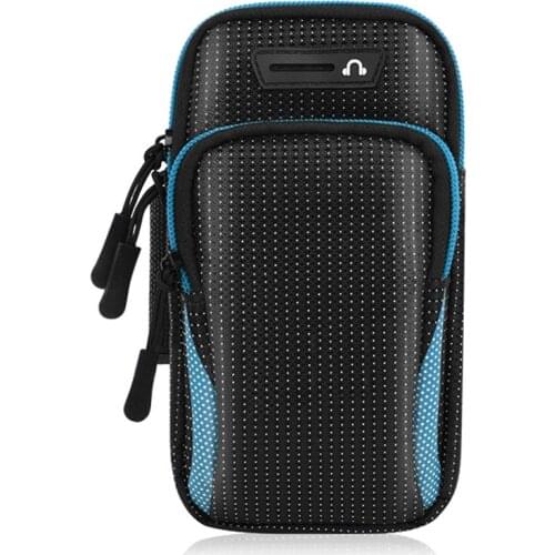 Universial Outdoor Sports Cycling Running Armband 6.8 inches Phone Case Skin-Friendly Sweatproof Sports Phone Holder Armband