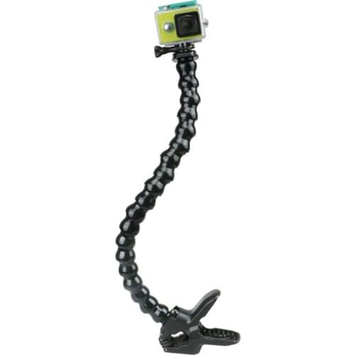 Unversal 45CM Flexible Monopod Mount Holder with Jaw Clamp For Gopro Hero 5 6 7 8 9 Xiaoyi Sjcam Action Cameras