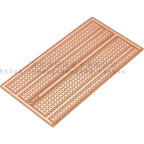 1PCS DIY Prototype Paper PCB Universal Experiment Matrix Circuit Board Two Holes Three Connected Hole Four Holes 5x9.5CM