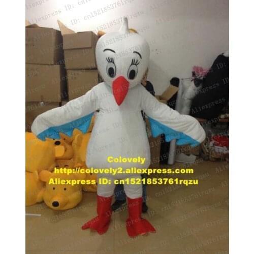 White Egret Xeme Snow Goose Snow Geese Serinus Canaria Bird Mascot Costume Adult Character keep As Souvenir Conference zz6540