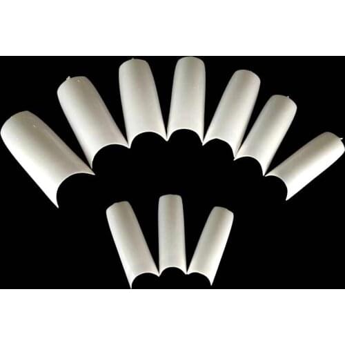 Fast shipping way 100/pack,DIY French artificial fake nail tips false nails shield plastic sticker as beauty nail art salon tool