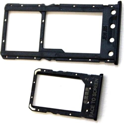 For Xiaomi Redmi 6 / 6A Dual SIM Card Tray Holder For Xiaomi Redmi6 Redmi6A Micro-SD/TF Card Slot Adapter Repair Spare Parts