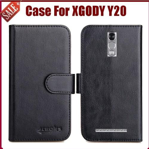 Hot Sale! XGODY Y20 Case High Quality 6 Colors Flip Leather Exclusive Protective Cover For XGODY Y20 Phone Case