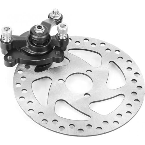 Aluminum Alloy Mini Scooter Rear Disc Brake Set Brake Disc+Brake Caliper for Rotors SUVs Scooter Brake Motorcycle Accessories