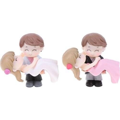 1set Sweet Lovers DIY Mini Miniature Figurine Dollhouse Decor Micro Landscape