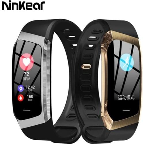 Ninkear E18 Smart Bracelet Blood Pressure Heart Rate Monitor Fitness Smart Watch IP67 Waterproof Camera Sports Wristband