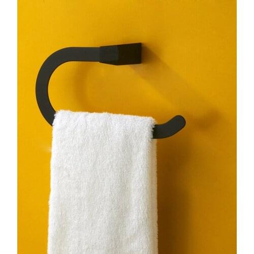 Vidric bathroom simple rubber paint diamond-shaped pendant towel ring bathroom shelf