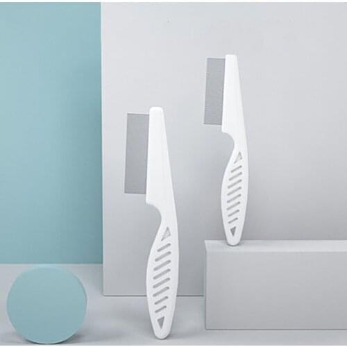 Pet Hair Flea Comb Cat Accessories Gatos Accesorios для кошек Plastic Dog Hair Remover Dog Cats Grooming Brush Pet Supplies