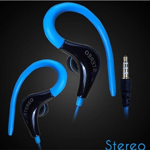 Sports Earphone Running Headphone With No Microphone 3.5mm In-Ear Stereo Earbuds Headset For Computer Cell Phone MP3 Music
