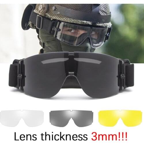 X800 military tactical goggles special forces windproof paintball glasses mens sports shooting glasses hiking and sand-proof