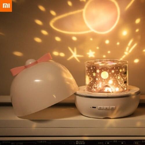 Xiaomi Mijia Cosmos Star Projector Lamp Led Starry Sky Projector Lamp Bed Childrens Bedroom Bedside Sleep Desk Night Lamp