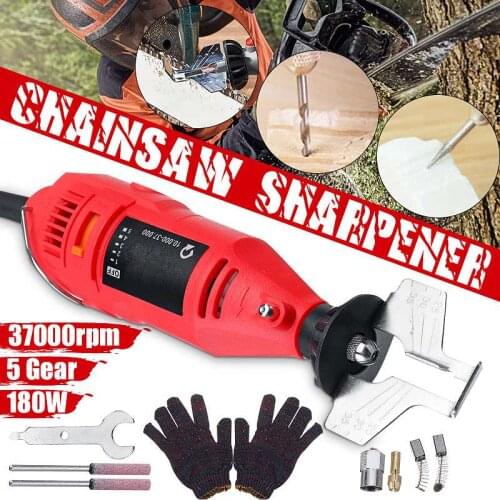 37000 rpm Electric Power Chain Saw Sharpener Grinder Machine Garden Tools Portable Electric Chainsaw Sharpening
