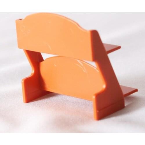 1:12 Doll House Handcraft Double Layer Plastic Display Shelves Flower Stand Garden/Home/Room Furniture Set Life Scene Toys