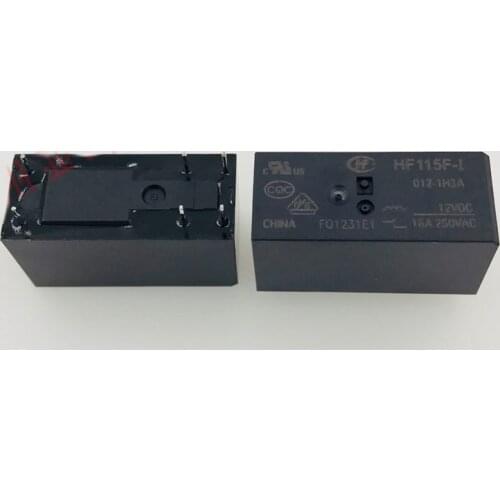 10PCS/Lot Power Relay JQX-115F HF115F-I-012-1H3A 6Pin 16A