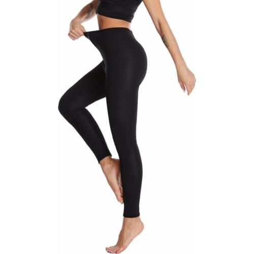 2021 Neoprene Fitness Leggings Waist Trainer Women High Waist Slimming Pants Shapewear Underwear Body Shaper Sweat Sauna Pants