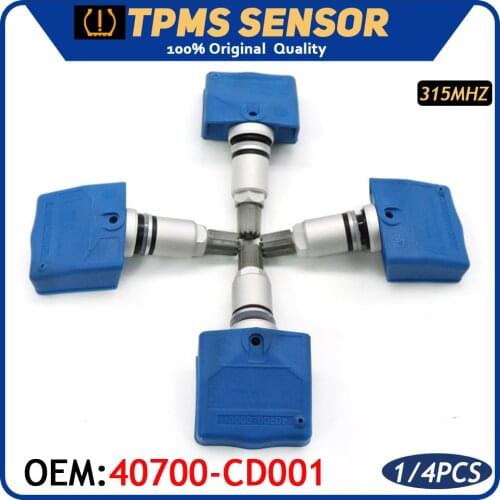 40700-CD001 TPMS Tire Pressure Monitoring Sensor For Nissan Xterra Pathfinder Murano Frontier Infiniti FX45 315Mhz 40700CD001