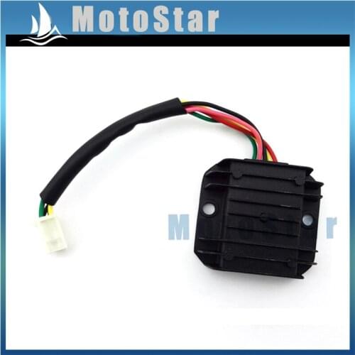 5 Wire Cable Voltage Regulator Rectifier For 125cc 150cc Chinese ATV Quad 4 Wheeler GY6 Moped Scooter