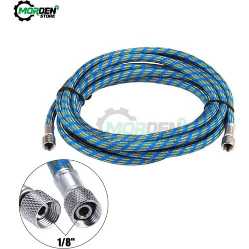 3M Nylon Braided Airbrush Air Hose Spray Pen Woven Pipe For Spray Paint Gun Compressor Air Hose 1/8" BSP Adpter