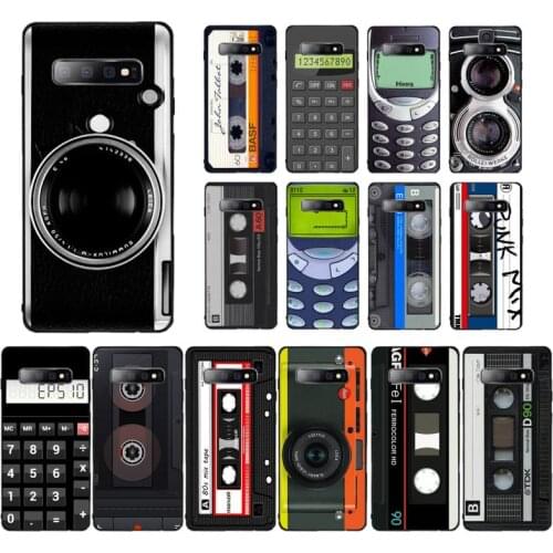 YNDFCNB Retro Camera Cassette Tapes Calculator Keyboard Phone Case for Samsung S5 6 7 edge 8 9 10 20 plus lite case