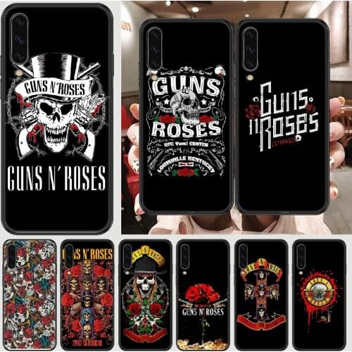 Rock Band Guns N Roses Rock Phone case For Samsung Galaxy A 3 5 7 8 10 20 21 30 40 50 51 70 71 E S 2016 2018 4G black soft cover