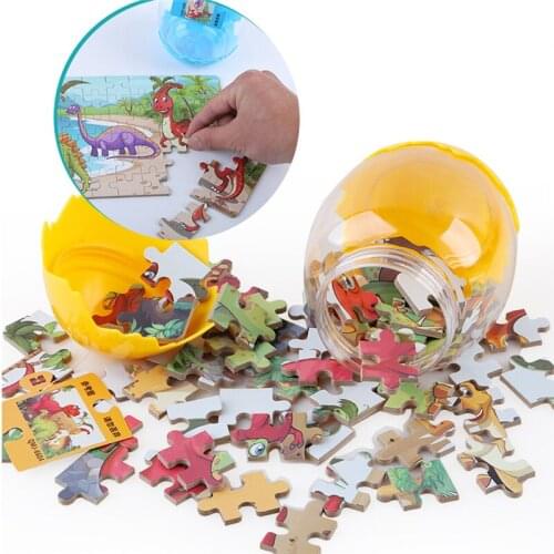 Dinosaur Puzzle Toys Surprise Dinosaur Egg Wooden Puzzle Toy Wooden childrens Educational Toy Kids Educational Supplies