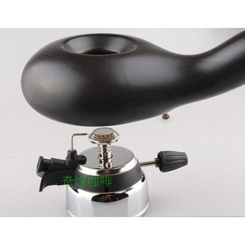 Ceramic coffee roaster as roast Gas cooker coffee beans, roasted Oil lamp coffee maker, cooking supplies