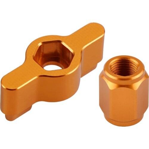 WP XACT Air Fork Adjuster Knob Valve Cap for KTM SX XC SXF XCF 250 300 350 400 450 2020 for Husqvarna TX TC FC FX Aluminum CNC