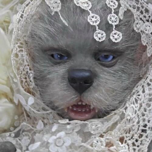 NPK 18inch Reborn Doll Kit Lula Kane The Hybrid Fairy Elf DIY Unfinished Doll Parts DIY Reborn Doll Toys