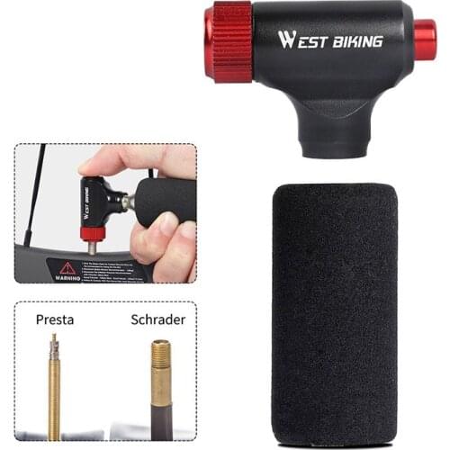 Mini CO2 Inflator Portable Automatic Hand Pump Aluminum Alloy Tire Bicycle Accessories Cycling Inflatable