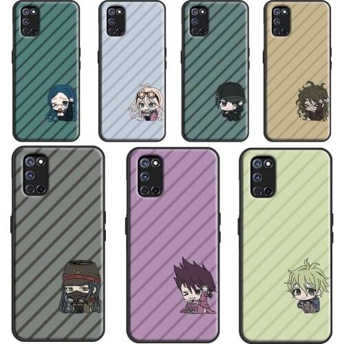 Danganronpa Cartoon Chibi For OPPO A52 A72 A92 A1K A15 A83 A91 A93 A5 A9 A31 A53 2020 F5 F7 Reno 2 Z A3S A5S Cover