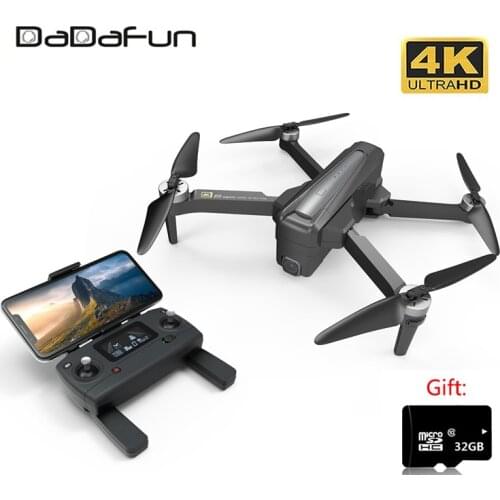 Dadafun B12 EIS Drone 4K HD Camera Professional 5G WIFI GPS FPV Optical Positioning Quadcopter Brushless Motor Drone Free Gift